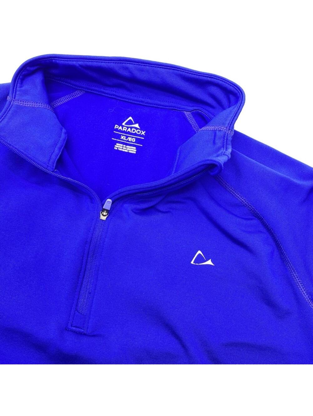 Paradox Blue Quarter Zip Pullover Athletic Top Men's XL Golf Casual 9917